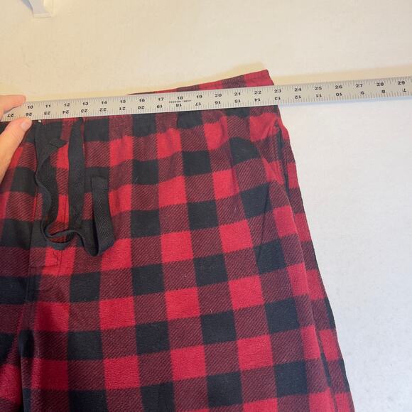 Berkley Jensen Flannel Loungewear Pants Men's XXL Red/Blue Check Sweatpants - Picture 6 of 11